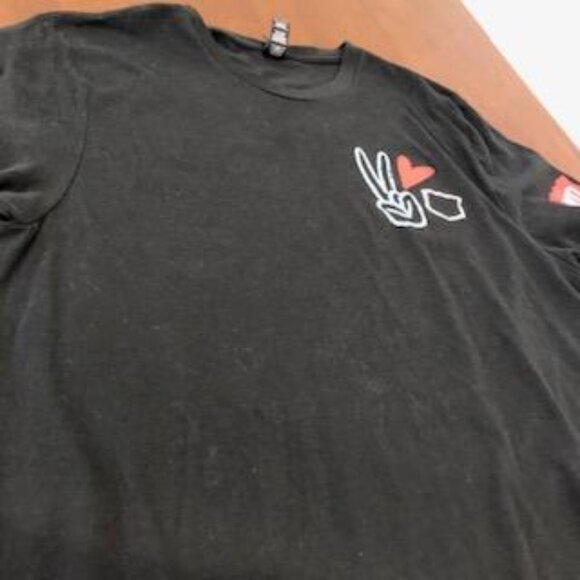 Mod Love Unisex Black T-Shirt Size M Pre-Owned. - Picture 9 of 14